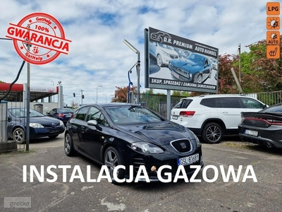 SEAT Leon II 1.6 Benzyna + LPG 102 KM, Klima, Bluetooth, Kubełki, Hak, Tempomat,D