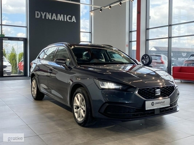 SEAT Leon III ST Style 1.5TSI 130KM M6 2021 r., salon PL, I wł., f-a VAT, gwarancj