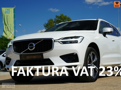 Volvo XC60 II R DESIGN nawi PNEUMATYKA ful led SKÓRA 4 kamery el.klapa ACC blis 4x