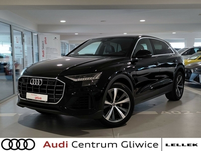 Audi Q8 Sline MatrixLed ACC Pneumatyka KanapaPlus Znaki MartwePole LaneAssis