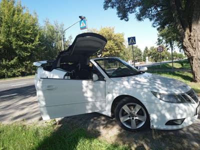 Saab 93 cabrio Jedyny śnieżno bialy,robi wrazenie