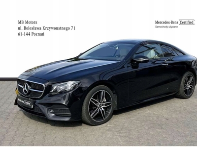 Mercedes Klasa E W213 Coupe 2.0 220d 194KM 2018