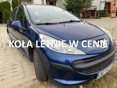 Peugeot 207 2 kpl. kół, klimatyzacja ok, sprawdzony i mocny silnik, isofix, zare