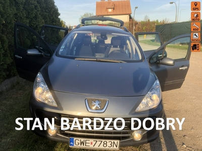 Peugeot 307 II Nawigacja/8 airbag/Szklany dach/Hak/Benzyna/Hak/Klimatronik sprawny