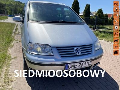 Volkswagen Sharan I 1,8 Turbo,7 foteli, podgrz. szyba czołowa i fotele,hak,wbud. fotelik