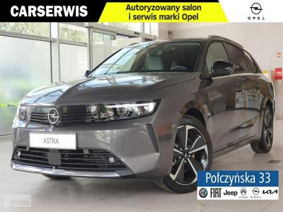 Opel Astra K ST Elegance 1.2 Turbo AT8 130KM S/S|Szary|Fotel AGR|Pakiet zima|MY23