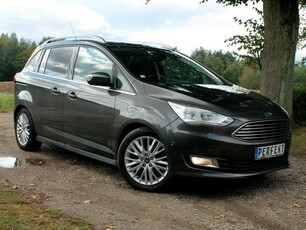 Ford Grand C-MAX TITANIUM 1.0 Benzyna 125 KM 7 OSÓB Kamera LED Navi SAM Parkuje SERWIS