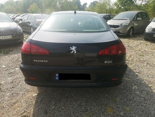 Peugeot 607 2.0 diesel ładny, skóra manual