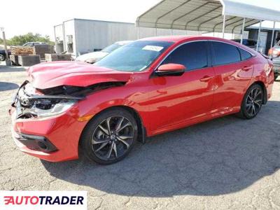 Honda Civic 2.0 benzyna 2019r. (FRESNO)