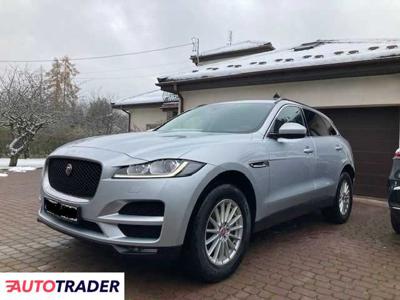 Jaguar F-PACE 2.0 diesel 180 KM 2018r. (Piaseczno, k. Warszawy POLUB NAS NA: https://www.facebook.com/poleasingowesamochody/ i bądź zawsze na bieżąco z ofertą.)