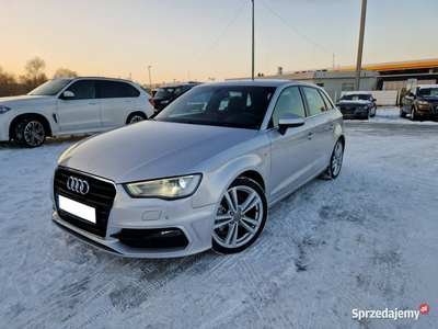 Audi A3 Audi A3*Skóra*2xSline*Bi-Xenon*Czujniki*Bluetooth*G…