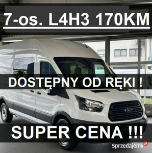 Ford Transit L4H3 170KM Brygada 7-os. Niska Cena Dostępny o…