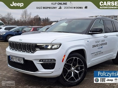 Jeep Grand Cherokee IV [WK2] WL Summit Reserve 2.0 PHEV 388KM|Biały / Brązowa skóra|Demo