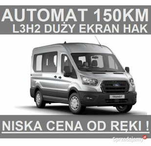 Ford Transit Automat L3H2 150KM 9-osob.Trend Kamera Hak hol…