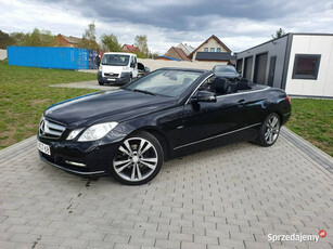 Mercedes E 200 Kabriolet Avantagrde FULL OPCJA Stan Perfekcyjny Raty Zamia…