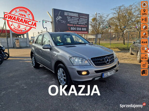 Mercedes ML 320 3.0 CDI 224 KM, 4-Matic, Automat, Klimatyzacja, Pneumatyka…