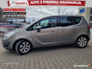 Opel Meriva B 1.4 T 120 KM szklany dach półskóry alu climatronic gwarancja