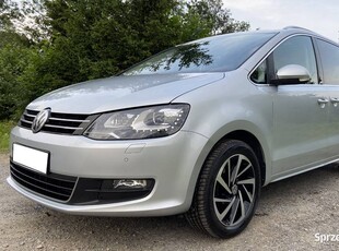 Volkswagen Sharan DSG 7m Panorama Xenon LED Aktywny Tempomat Elek. Drzwi