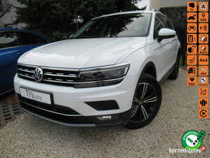 Volkswagen Tiguan BEZWYPADKOWY 4x4 Kamery 360 Virtual Cockpit Masaż Salon …