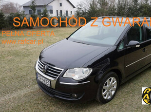 Volkswagen Touran piękny zadbany. Gwarancja I (2003-2010)