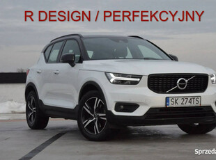 Volvo XC 40 2.0 150 KM Automat 4x4 R-Design/ LEDY/ Skóry/Kamera/Navigacja/…