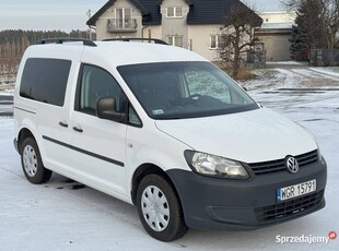 VW Caddy 1,6 TDI 75 KM 5-Osobowy, Faktura Vat 0%