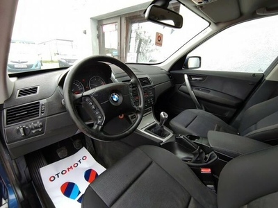 BMW X3 4X4, klima, alu, tempomat, podg.fotele, 6-biegów, zarejestr