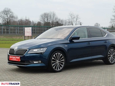 Skoda Superb 2.0 benzyna 280 KM 2016r. (Goczałkowice-Zdrój)