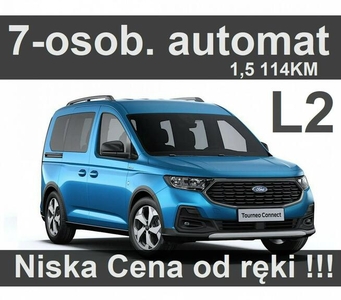 Ford Tourneo Connect 7-osob. L2 Automat 114KM Super Niska Cena Dostępny od ręki 1802zł