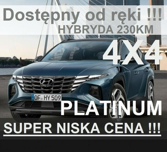 Hyundai Tucson Platinum 4x4 230KM Martwe Pole Kamera 360 Niska Cena 1914 zł od ręki