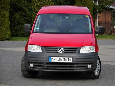 Volkswagen Caddy 1,4 Benz 80KM 5 Osób Klimatronik Halogeny 1 wł. Serwis z DE !!