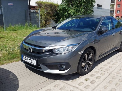 Honda Civic X, 1,5T, 182KM, Elegance, GwarancFaktura Vat 23%, bezwypadkowy.