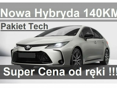 Toyota Corolla Nowa Hybryda 140KM 1,8 Comfort Kamera 2023 Dostępny - 1362zł