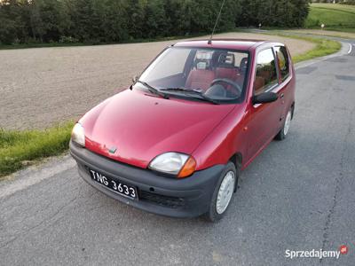 Fiat Seicento 0.9 LPG, Hak, czarne tablice 1999r