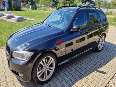 BMW SERIA 3 IV (E90/E91/E92/E93) BMW E91 LCI 320D Czarna, Webasto, automat 200KM