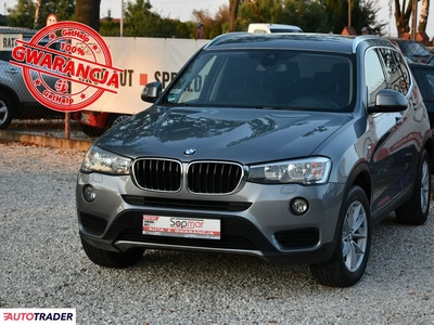 BMW X3 2.0 diesel 150 KM 2015r. (Kampinos)