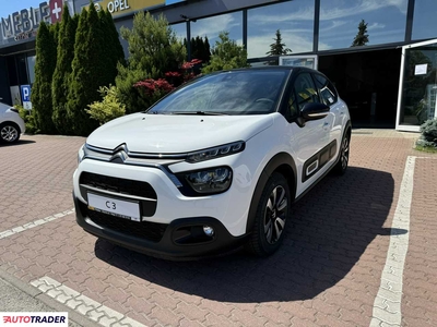 Citroen C3 1.2 benzyna 83 KM 2023r. (Giżycko)