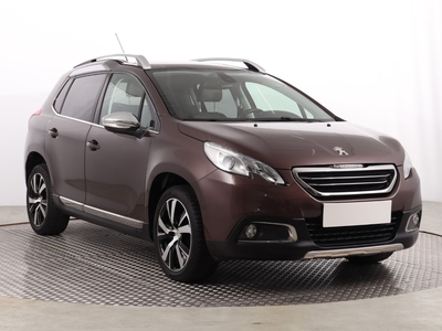 Peugeot 2008 , Salon Polska, Skóra, Navi, Klimatronic, Tempomat,