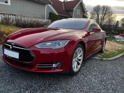 Tesla Model S 90D Ideał Bordowa mały przebieg Darmowe ładowarki 4x4