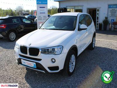 BMW X3 2.0 diesel 190 KM 2017r. (Warszawa)