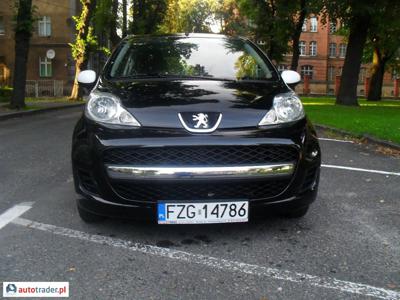 Peugeot 107 1.0 benzyna 68 KM 2012r. (Żagań)