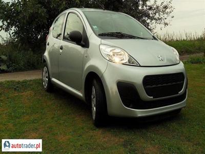 Peugeot 107 1.0 benzyna 68 KM 2012r. (Chodzież)