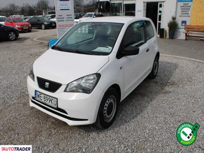 Seat Mii 1.0 benzyna 60 KM 2014r. (Warszawa)