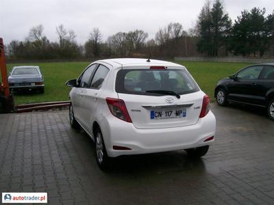 Toyota Yaris 1.0 75 KM 2012r. (Ostrow Wlkp)