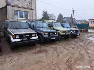 3x Toyota land cruiser LJ70 2,4td '89 '92 oraz RJ70 '87 2.4e 105km