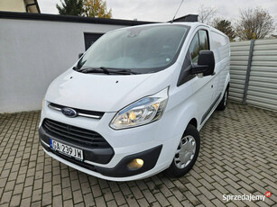 Ford Transit Custom 2.2 TDCi 125KM LONG bezwypadek BDB WYPOSAŻENIE FV 23% …