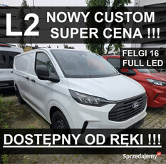 Ford Transit Custom L2 Nowy Ford Custom 136KM L2 Dostępny od ręki Super Ce…