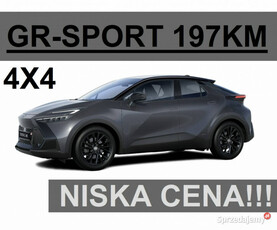 Toyota C-HR Nowa Hybryda 4X4 197KM GR Sport Kamera 360 Niska Cena