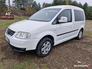 VW Caddy 1.9tdi, 2007r, 7osobowy, klimatyzacja