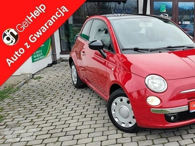 Fiat 500 1.2 8V Cult + klimatyzacja automatyczna + skóra + szklany dach